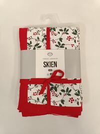 WEIHNACHTSTISCHDECKE 12P SKIEN 140X240 Tellini S.R.L. Großhandelskleidung