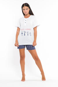 PIGIAMA DONNA M/M L55121 Tellini S.r.l. Ingrosso Abbigliamento