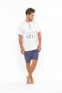 PIGIAMA UOMO M/M L65101 Tellini S.r.l. Ingrosso Abbigliamento