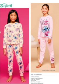 PIGIAMA BAMBINA M/L DY50L8957 Tellini S.r.l. Ingrosso Abbigliamento
