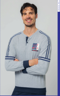 MUŠKA PIDŽAMA M/L LP1224 Tellini S.R.L. Veleprodajna odjeća