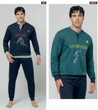 PIGIAMA UOMO M/L LP2132 Tellini S.r.l. Ingrosso Abbigliamento