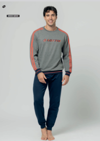 PIGIAMA UOMO M/L LP2134 Tellini S.r.l. Ingrosso Abbigliamento