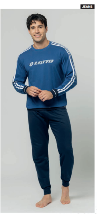 PIGIAMA UOMO M/L LP2134 Tellini S.r.l. Ingrosso Abbigliamento