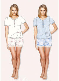 PIGIAMA DONNA M/M OD428 Tellini S.R.L. Großhandelskleidung