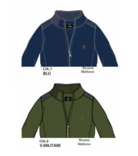 FELPA CONFORMATA UOMO OFE3663 Tellini S.r.l. Ingrosso Abbigliamento