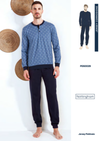 PIGIAMA SERAFINO UOMO M/L PG50029 Tellini S.r.l. Ingrosso Abbigliamento