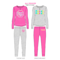 PIGIAMA RAGAZZA M/L PED6281C Tellini S.r.l. Ingrosso Abbigliamento