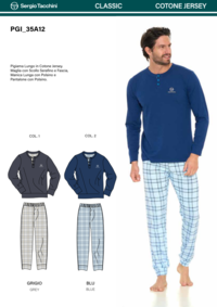 HERREN-SERAFINO-PYJAMAS M/L PGI35 A12/B12 Tellini S.R.L. Großhandelskleidung