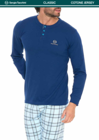 HERREN-SERAFINO-PYJAMAS M/L PGI35 A12/B12 Tellini S.R.L. Großhandelskleidung