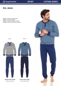 HERREN-SERAFINO-PYJAMAS M/L PGI35 A16/B16 Tellini S.R.L. Großhandelskleidung