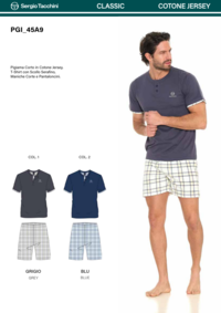HERREN-SERAFINO-PYJAMAS M/M PGI45 A9/B9 Tellini S.R.L. Großhandelskleidung