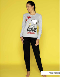 PIGIAMA DONNA M/L SND2656 Tellini S.R.L. Veleprodajna odjeća