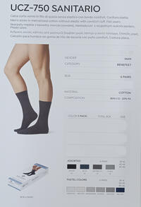 UCZ 750 HERREN KURZE SOCKEN Tellini S.R.L. Großhandelskleidung