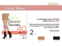 BIS Damen Transparente Socken 40 Den Tellini S.R.L. Großhandelskleidung