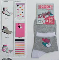 CALZINO CORTO BAMBINA VIOLETTA Tellini S.r.l. Ingrosso Abbigliamento