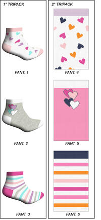 CALZINO CORTO BAMBINA VIOLETTA Tellini S.r.l. Ingrosso Abbigliamento