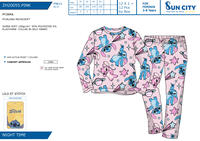 PIGIAMA BAMBINA M/L ZH20055 Tellini S.r.l. Ingrosso Abbigliamento