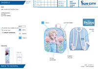ZAINETTO ASILO 3D ZH25013 FROZEN Tellini S.r.l. Ingrosso Abbigliamento