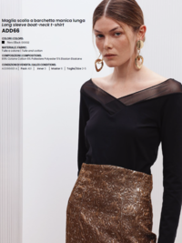 MAGLIA DONNA M/L ADD66 Tellini S.r.l. Ingrosso Abbigliamento