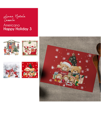 TOVAGLIA AMERICANA HAPPY HOLIDAYS Tellini S.r.l. Ingrosso Abbigliamento