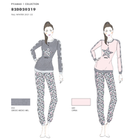 PIGIAMA SERAFINO DONNA M/L B2DD20219 Tellini S.r.l. Ingrosso Abbigliamento
