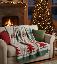 PLAID RENNE BERRY 130X160 Tellini S.r.l. Ingrosso Abbigliamento