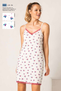 CAMICIA NOTTE DONNA S/S CH21 Tellini S.r.l. Ingrosso Abbigliamento