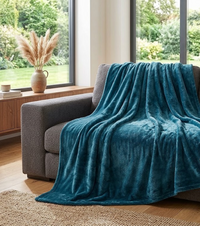 COPERTA 1P FLANEL RICAMATO 150X200 Tellini S.r.l. Ingrosso Abbigliamento