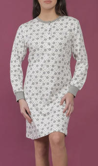 CAMICIA NOTTE DONNA M/L DI11866Z Tellini S.r.l. Ingrosso Abbigliamento