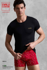 COMPLETO INTIMO NATALE UOMO EC1318 Tellini S.r.l. Ingrosso Abbigliamento