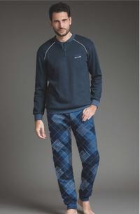PIGIAMA UOMO M/L EP2094 Tellini S.r.l. Ingrosso Abbigliamento