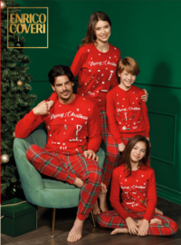 PIGIAMA NATALE BAMBINA M/L EP7059 Tellini S.r.l. Ingrosso Abbigliamento