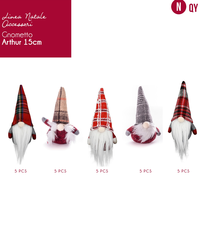 PUPAZZO GNOMO ARTHUR 15CM Tellini S.r.l. Ingrosso Abbigliamento