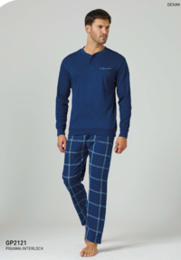 PIGIAMA UOMO M/L GP2121 Tellini S.R.L. Velkoobchodní oblečení
