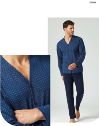 PIGIAMA APERTO UOMO M/L GP2125A Tellini S.R.L. Velkoobchodní oblečení