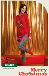 PIGIAMA NATALE UOMO M/L GP2108 Tellini S.R.L. Großhandelskleidung