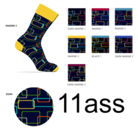 HAPPY LINE MAN KURZE SOCKEN Tellini S.R.L. Großhandelskleidung