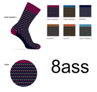 HAPPY LINE MAN KURZE SOCKEN Tellini S.R.L. Großhandelskleidung
