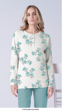 PIGIAMA SERAFINO DONNA M/L KF9000 Tellini S.r.l. Ingrosso Abbigliamento