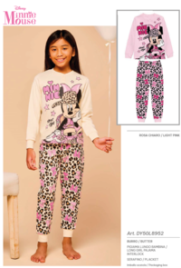 PIGIAMA BAMBINA M/L DY50L8952 Tellini S.r.l. Ingrosso Abbigliamento
