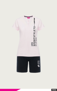 DAMENPYJAMAS M/M LP5212 Tellini S.R.L. Großhandelskleidung