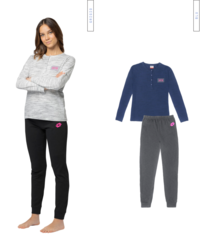 PIGIAMA DONNA M/L LP5237 Tellini S.R.L. Veleprodajna odjeća