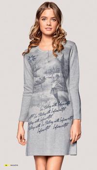 CAMICIA NOTTE SERAFINO DONNA M/L NRG630857 Tellini S.r.l. Ingrosso Abbigliamento