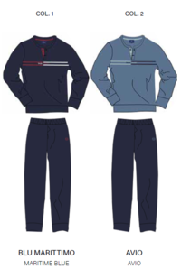 PIGIAMA SERAFINO UOMO M/L PGI30 A46/B46 Tellini S.r.l. Ingrosso Abbigliamento