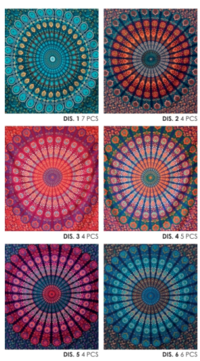 TELO MARE BATIK D'ORIENTE PLAGE ASS6 210X240 Tellini S.r.l. Ingrosso Abbigliamento