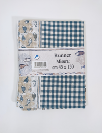 CENTROTAVOLA RUNNER MARE 45X150 Tellini S.r.l. Ingrosso Abbigliamento