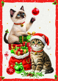 WEIHNACHTSGESCHIRRTUCH 2STK CHATUL 50X70 Tellini S.R.L. Großhandelskleidung