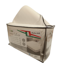 COPRIMATERASSO 2P TOPPER 160X190 MEMORY ARGENTO Tellini S.r.l. Ingrosso Abbigliamento