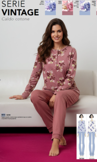 PIGIAMA SERAFINO DONNA M/L VI15 Tellini S.R.L. Χονδρική ενδυμασία